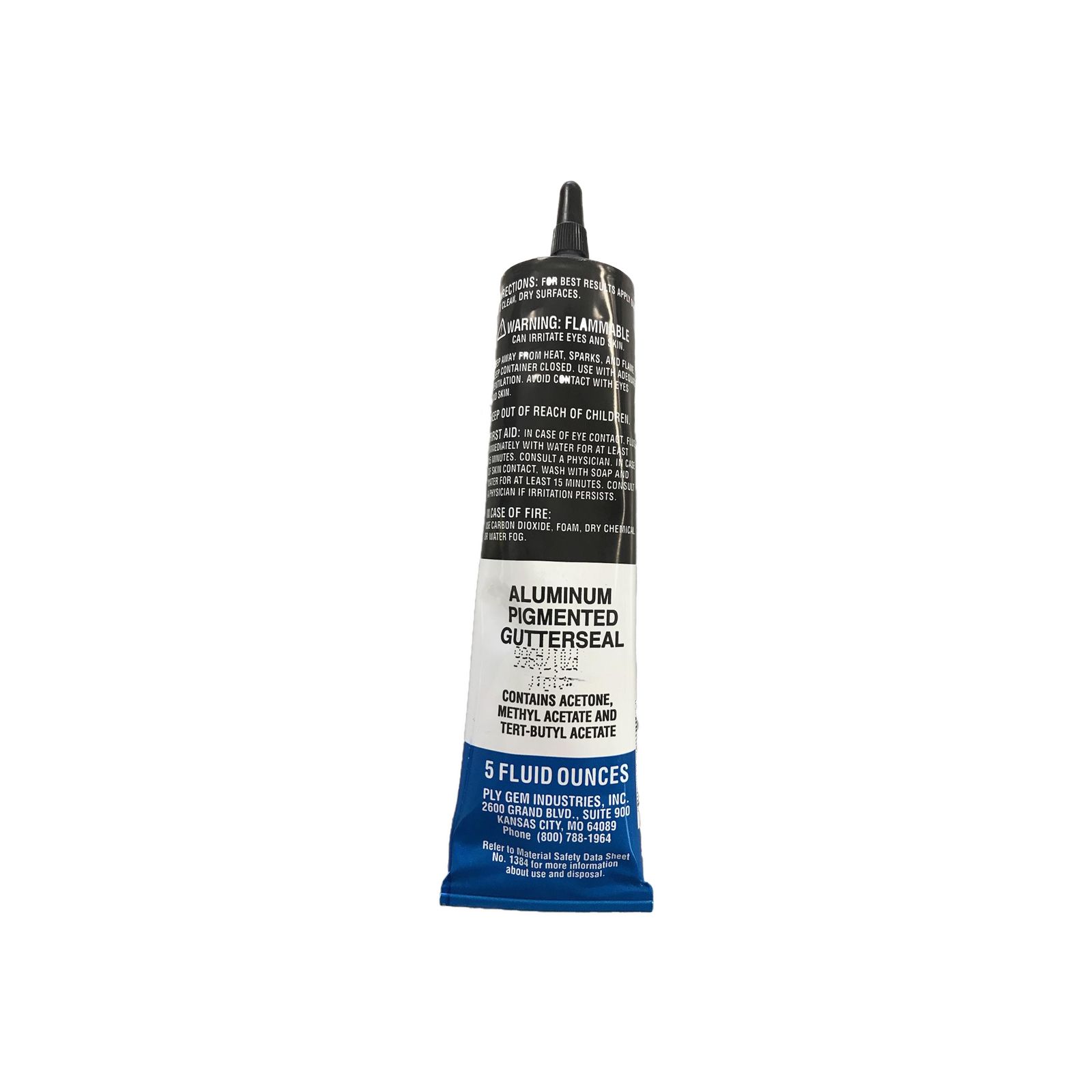 Aluminum Pigmented Gutterseal 5 Oz Tube