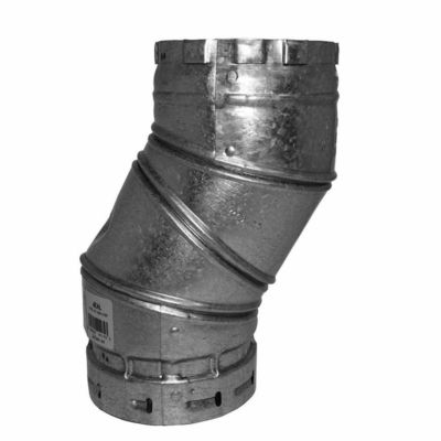 4" AmeriVent® B-Vent Adjustable 90° Elbow