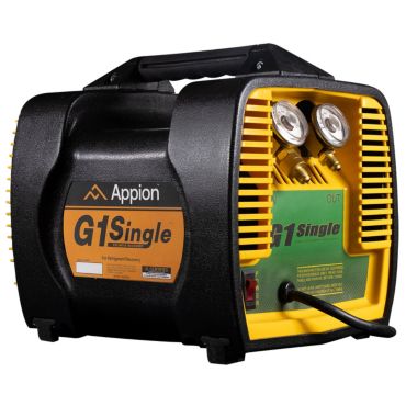 single refrigerant cylinder recovery machine