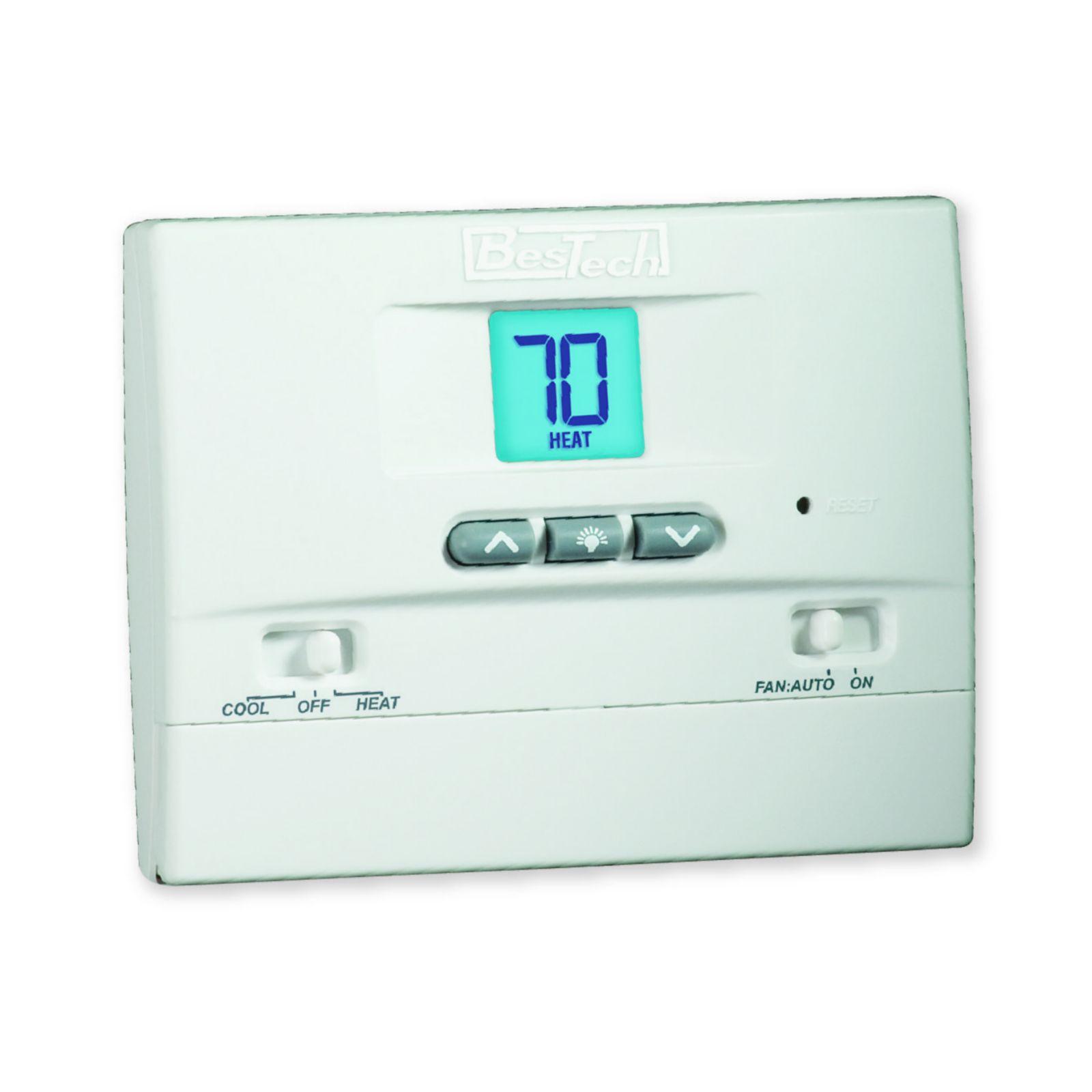Bestech 1 Heat 1 Cool Non Programmable Thermostat