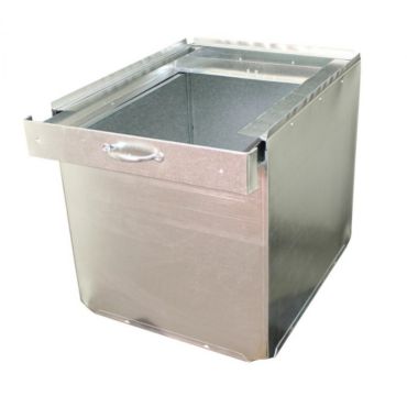 21 X 21 X 18 Return Air Box Plenum With Filter Rack Unlined 24 Gauge