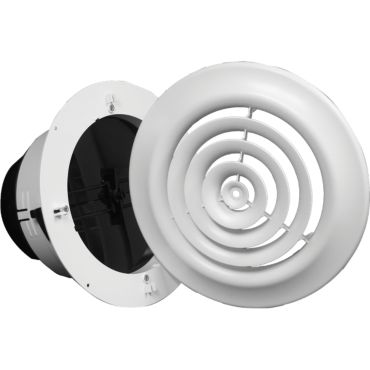 8 Round Ceiling Diffuser White