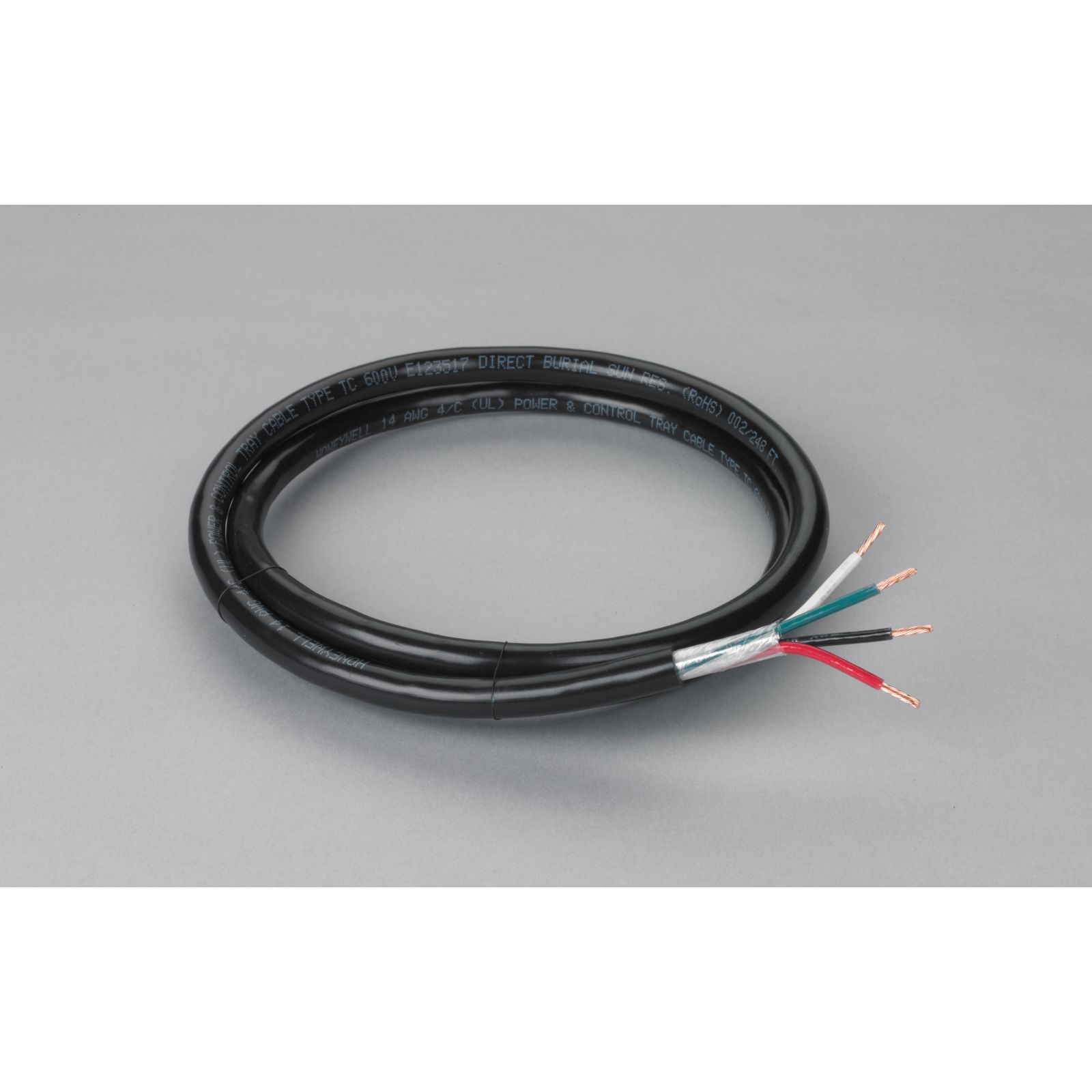 14 4 Stranded Non Shielded Minisplit Wire Cable Black 250