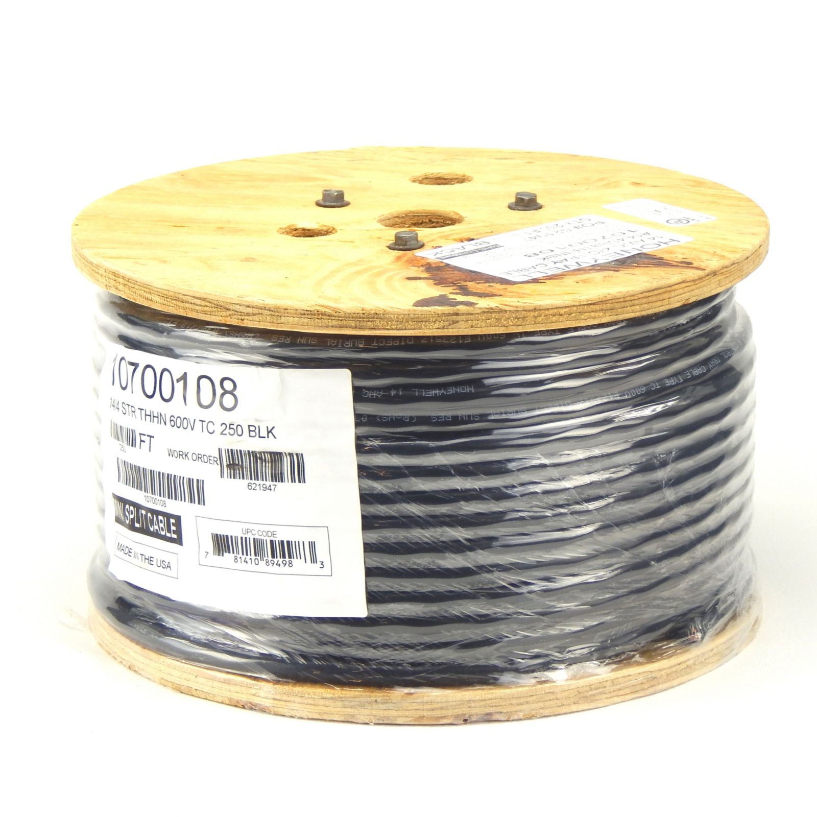 14 4 Stranded Non Shielded Minisplit Wire Cable Black 250