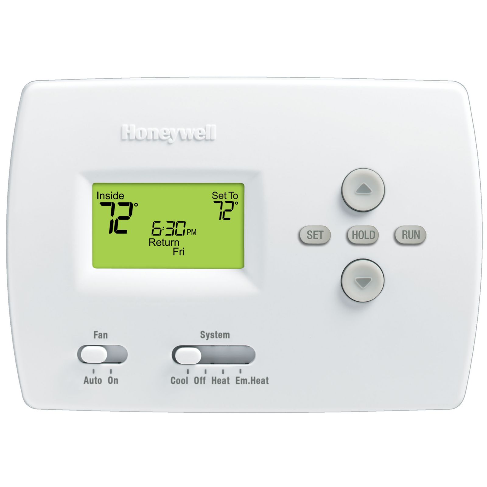 Honeywell Pro 4000 Series 2 Heat 1 Cool Programmable Thermostat