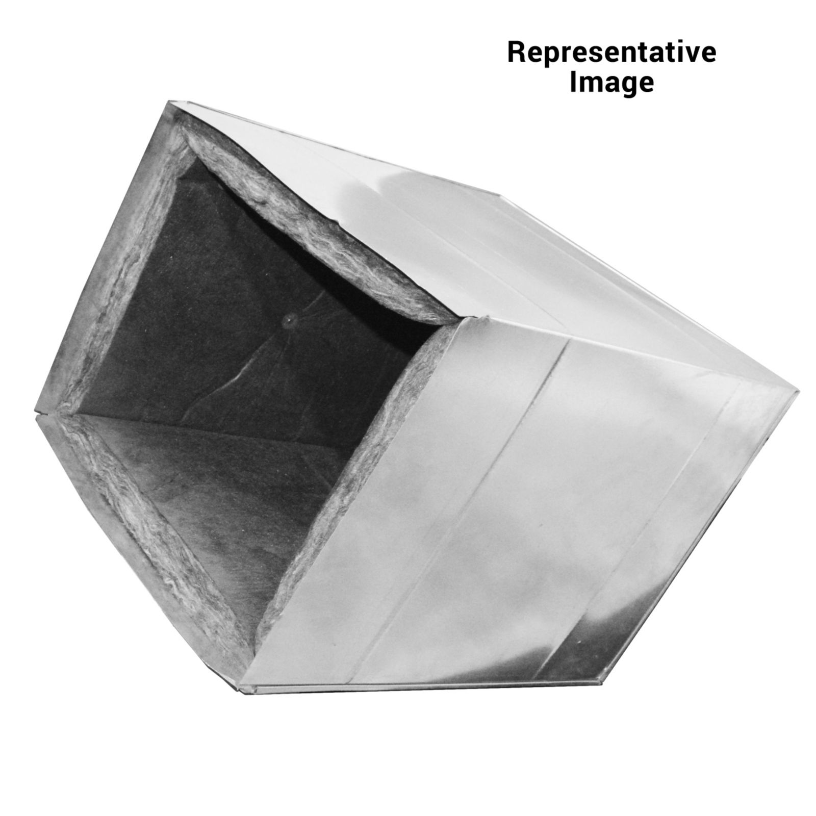 14 X 30 X 8 Return Air Box Plenum Lined