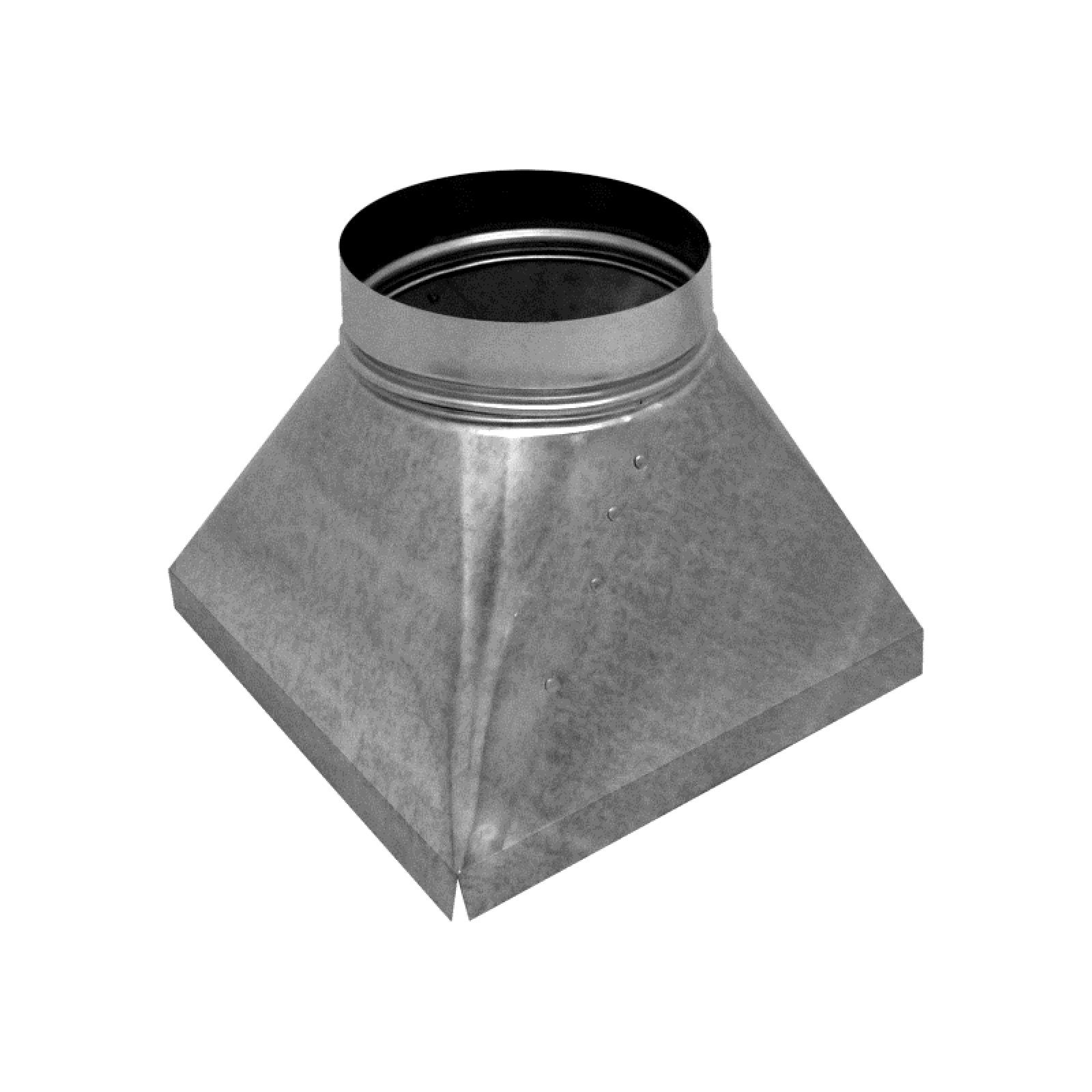 20 X 20 X 16 Square To Round Transition