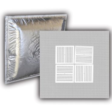 24 X 24 Perforated Lay In Supply Diffuser White