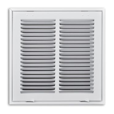 20 X 20 Stamped Face Return Air Filter Grille With Removable Face White