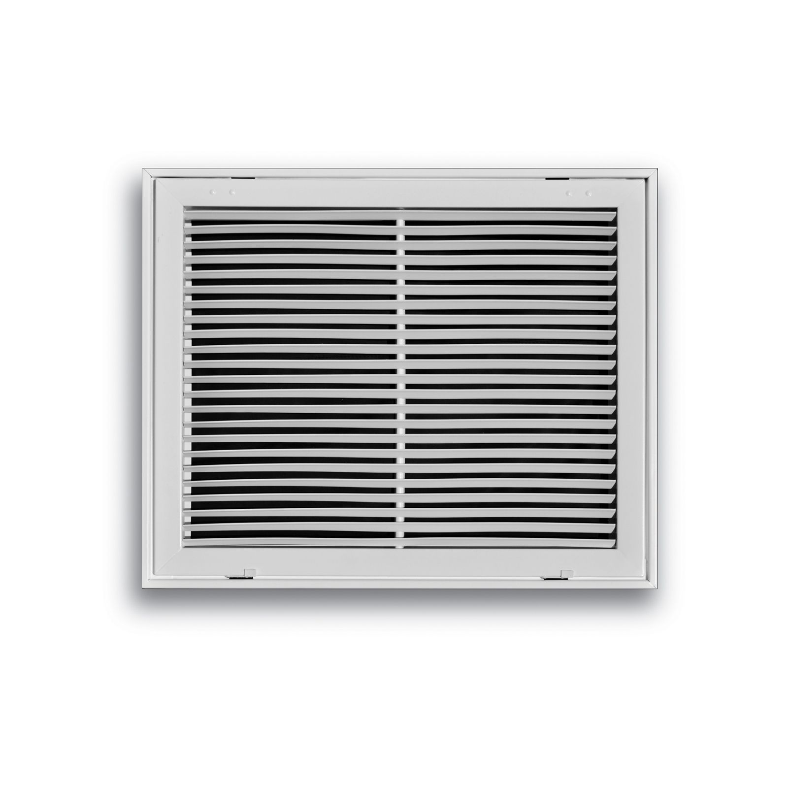 20 X 25 Fixed Bar Return Air Filter Grille White